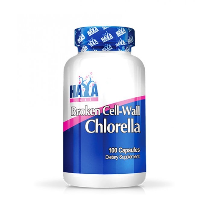 Haya Labs - Broken Cell Wall Chlorella 500mg / 100 tab